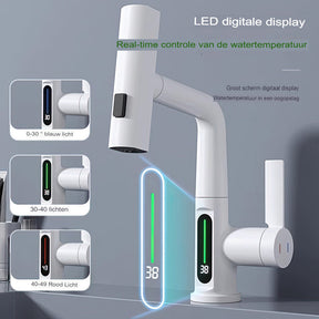 home & garden : Slimme Kraan met Digitaal Display - Temperatuur Watermeting - RVS in van Pantino