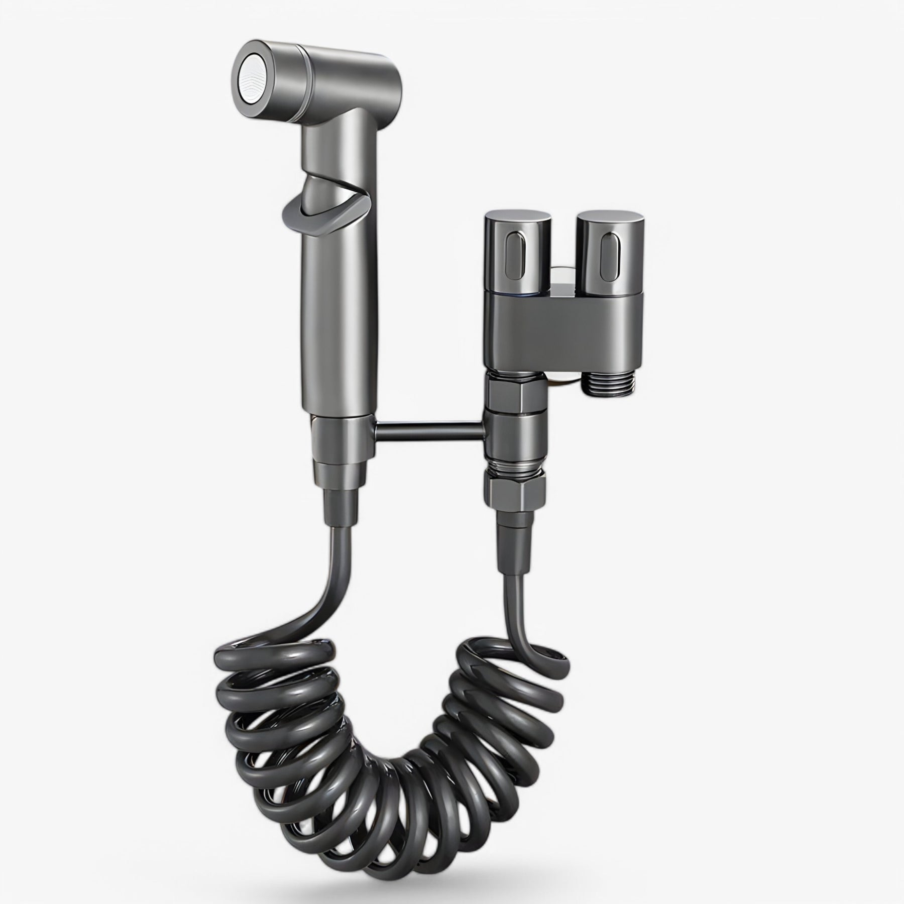 home & garden : Bidet Toilet Sproeier - Ultiem Hygiënecomfort Verfrissend - RVS in Pistoolgrijs Pak G1 2 van Pantino