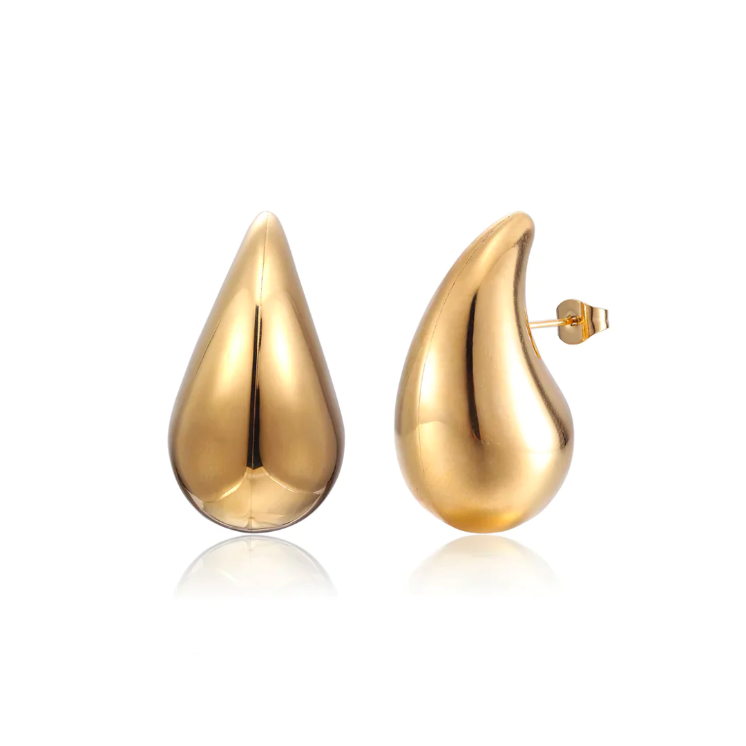 Earrings : Oorbellen Goud - SparkleAura - Met Druppel in van Pantino