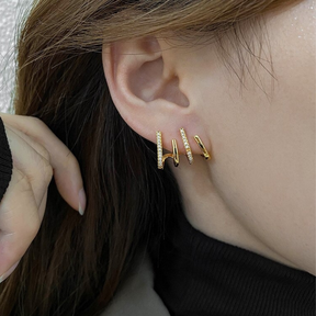 Earrings : Elegante Oorbellen (1+1) in van Pantino