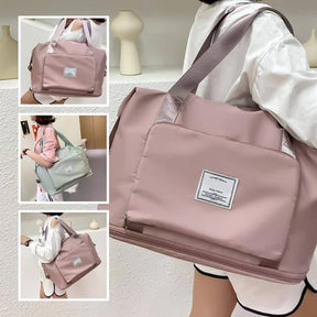 bags : Reistas Dames Paars-Aubergine - Nova's Opvouwbare in van Pantino