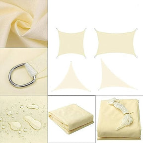 outdoor equipment : Schaduwdoek Waterdicht Beige 3x3m - Polyester Zonwering voor Tuin & Terras in van Pantino