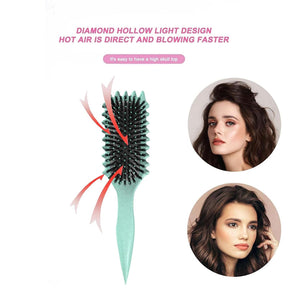 Hair Brush : Stylingborstel voor krullend haar - Bounce Curl Define, groen, voor definitie en volume in van Pantino
