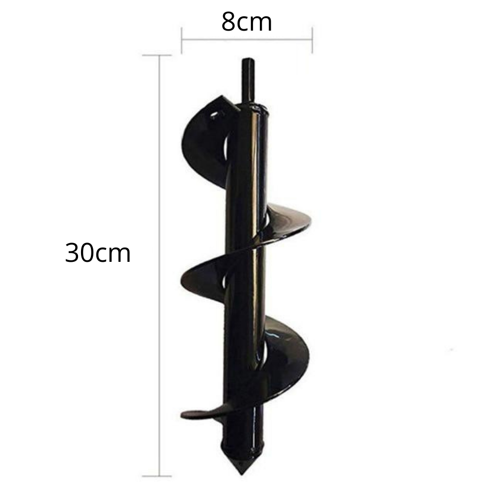 home & garden : Grondboor voor Boormachine - GardenFeel - Universeel - Ø 60mm - Zwart Staal in van Pantino