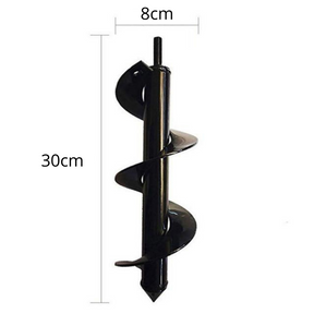 home & garden : Grondboor voor Boormachine - GardenFeel - Universeel - Ø 60mm - Zwart Staal in van Pantino