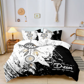 home & garden : Luxe Layers - Dromenvanger Gedrukte Dekbedovertrek Beddengoed Set in van Pantino