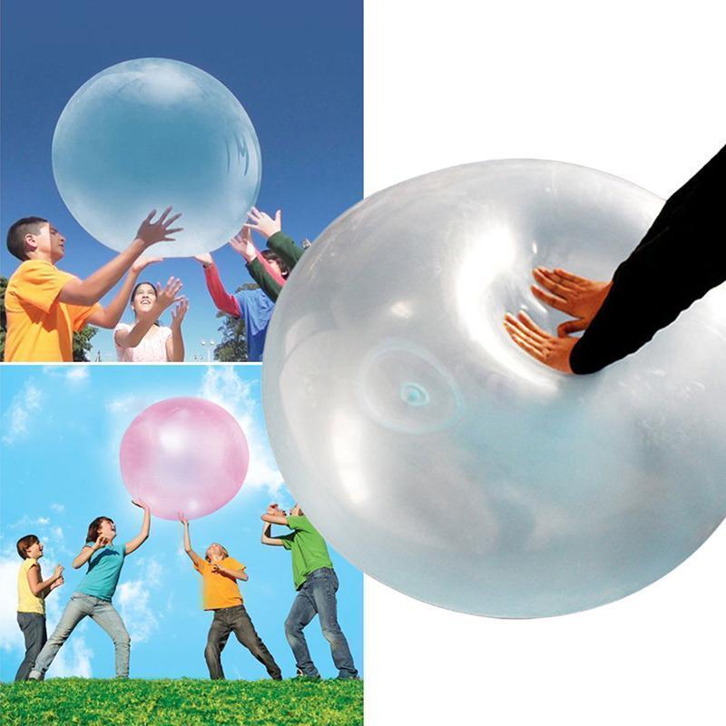 outdoor equipment : Scheurbestendige Opblaasbare Bubble Ball - Langdurig Plezier voor Alle Leeftijden - Roze in M (50cm) van Pantino