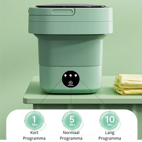 home & garden : FoldaWash - De Handige Opvouwbare Mini Wasmachine met Droger - Groen in van Pantino