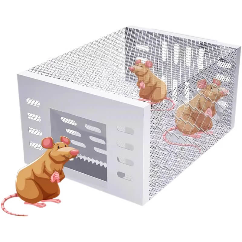 pets : Automatische Muizenval - Eenrichtingsdeurtje Eenvoudig - Kunststof in van Pantino