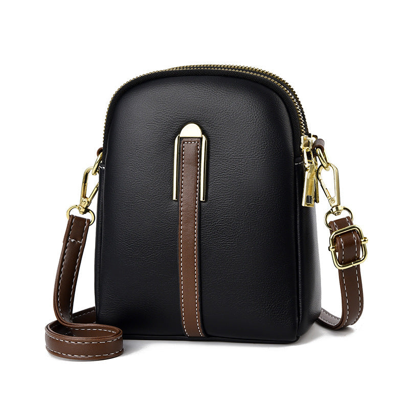 bags : Crossbody Tas Dames Zwart - Mini in van Pantino