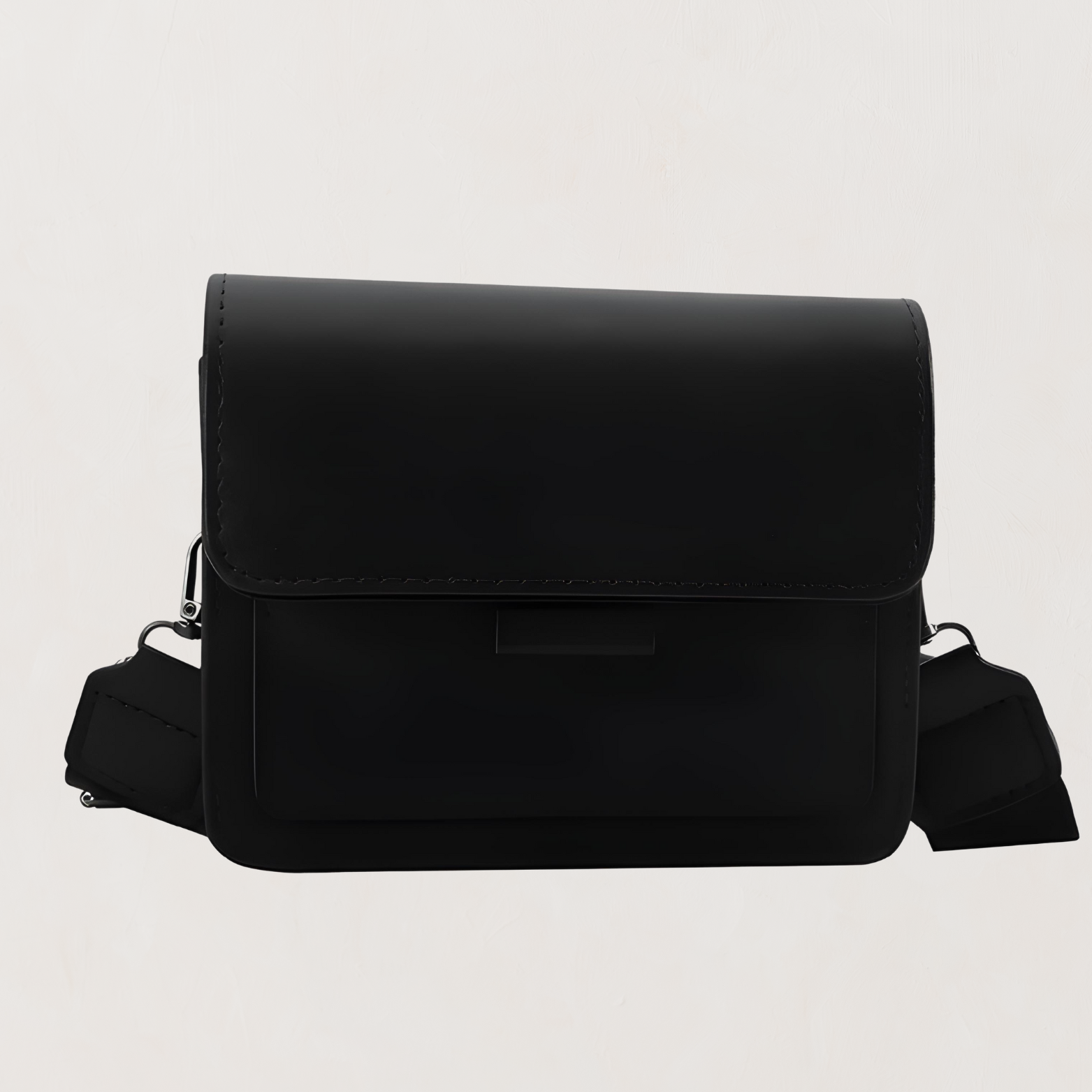 Tassen : Handtas Dames Zwart - Elegante Stijl - Synthetisch Leer in van Pantino