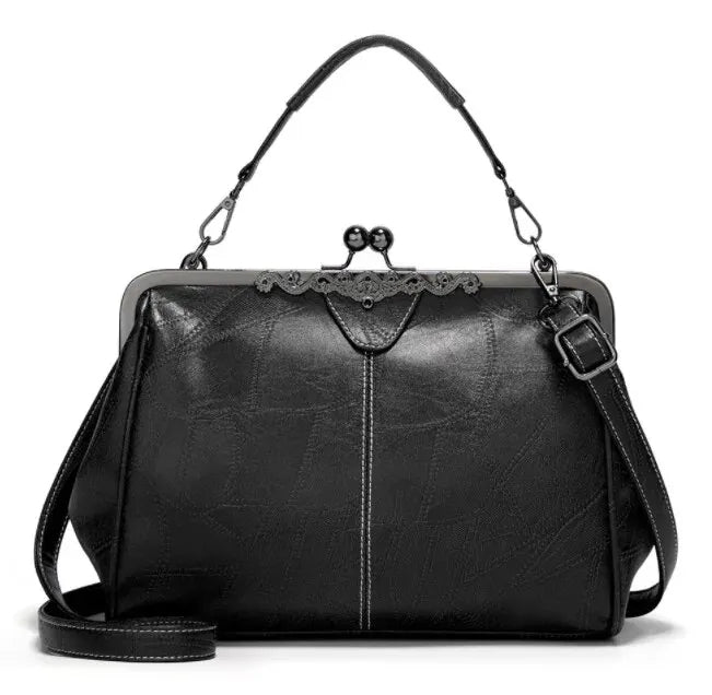 bags : Effen Handtas Dames Beige - Veelzijdig Ruim Stijlvol - PU-Leer in Zwart van Pantino