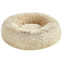 pets : Hondenbed Donut - Knus Comfortabel Zacht - Pluche in Beige van Pantino