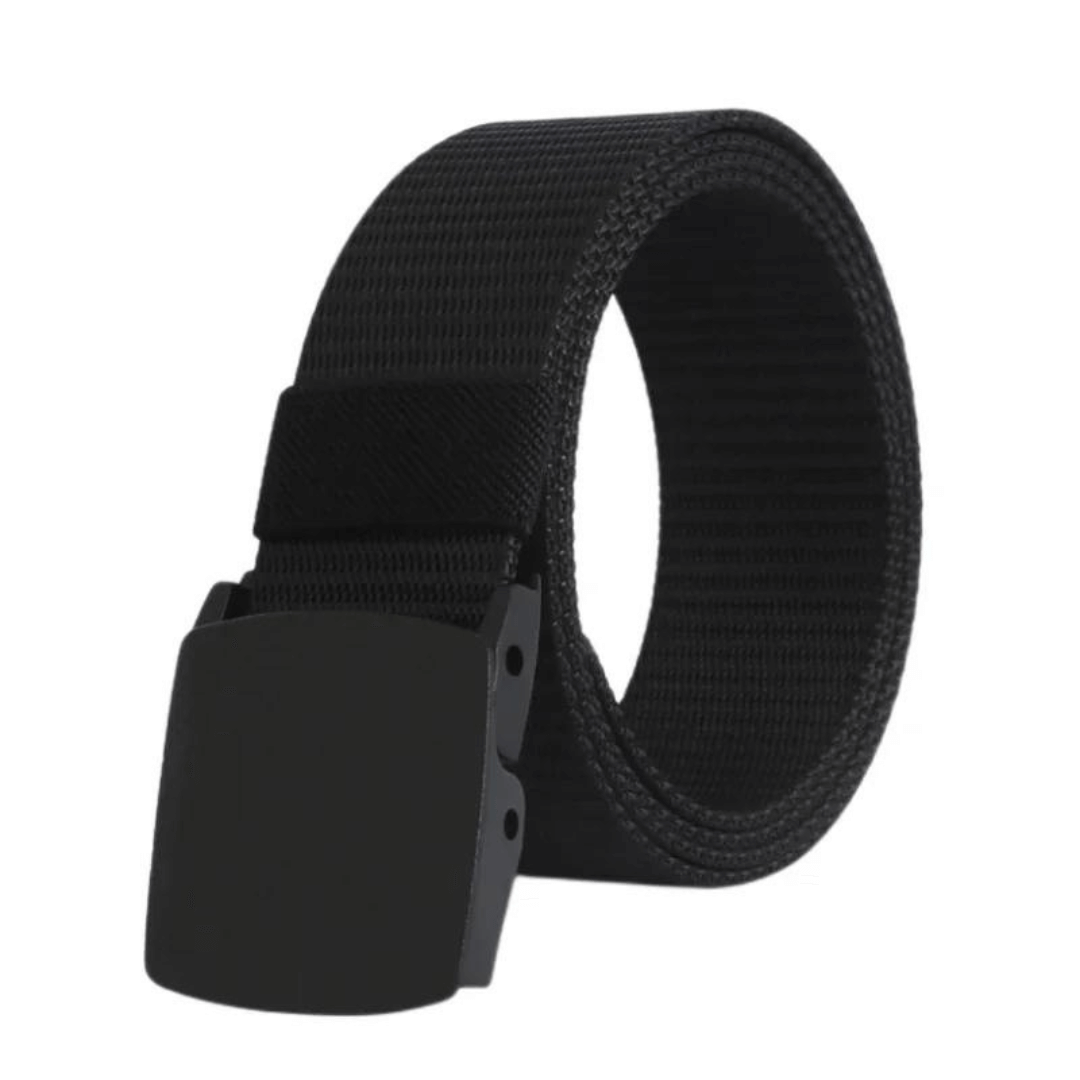 Belt : QuickSnap Riem - Een Riem die Écht Doordacht Is. - Zwart in Zwart van Pantino