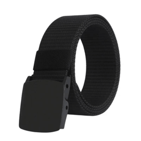 men's belt : Doordachte Herenriem met Snelle Sluiting - Zwart in Zwart van Pantinoshop