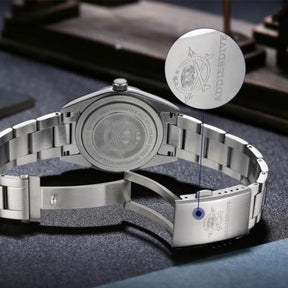 watches : Horloge Heren Wit - Horizon Luxe Herenhorloge - Verfijning Rond Elke Pols in van Pantino