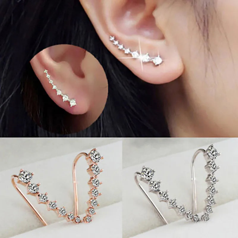 Earrings : Diamanten Oorbellen met Zeven Sterren Dames - Goud in van Pantino