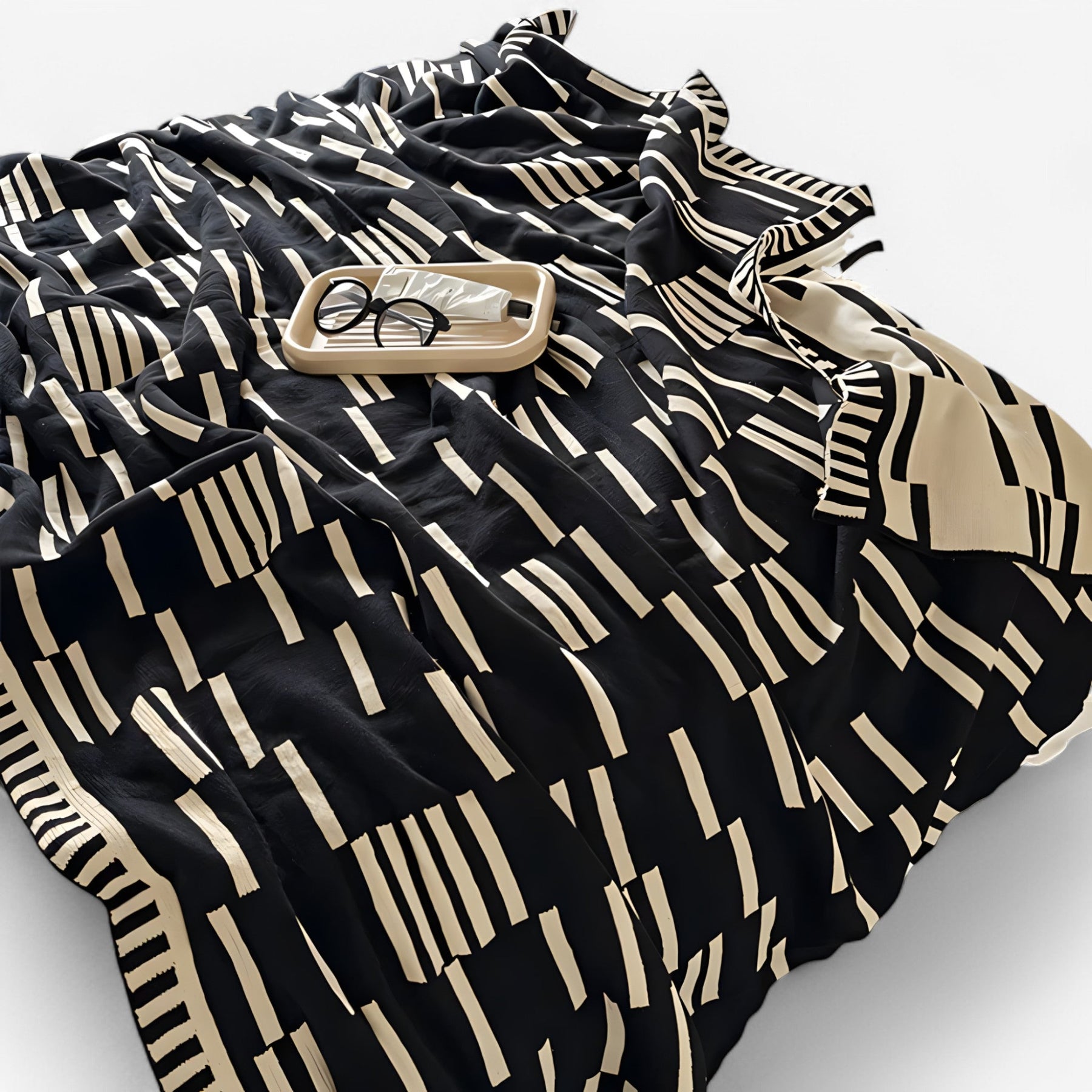 home & garden : Elegante Fleece Plaid 70 x 100 cm in van Pantino
