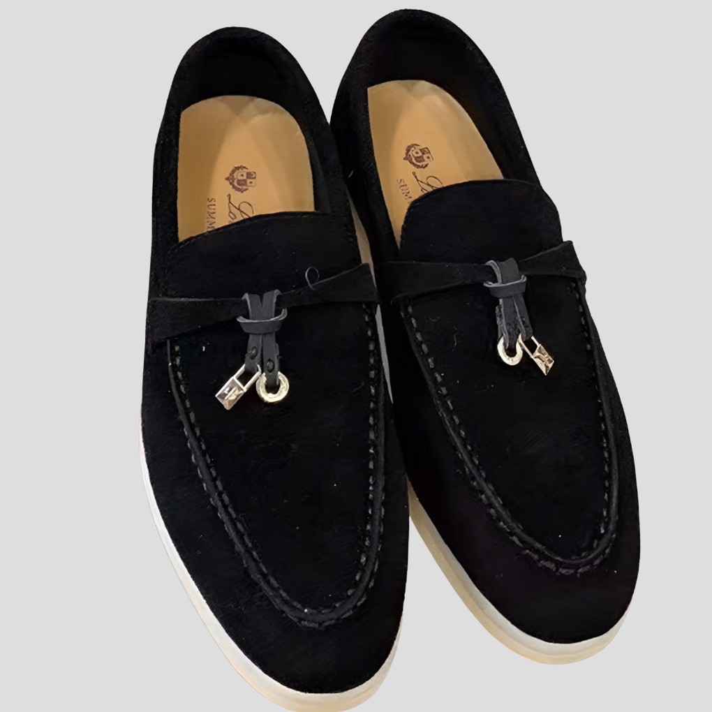 Fashion : Dames Loafers - Elegant, Comfortabel & Veelzijdige Stijl in Zwart van Jeecey