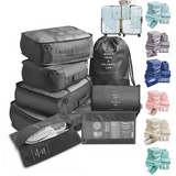 PackPro Elite: 8-Piece Travel Organizer Set