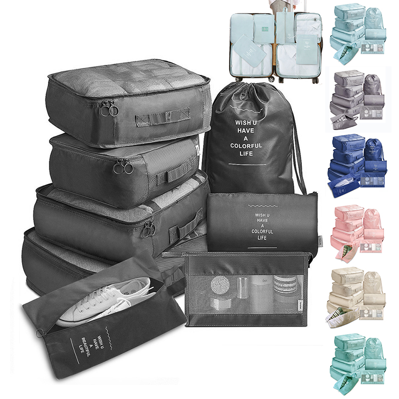 bags : PackPro Elite: 8-Delige Reisorganisator Set in van Pantino