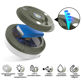 outdoor equipment : Waterdichte Draagbare Opvouwbare Lichtketting Type C Opladen in van Pantino