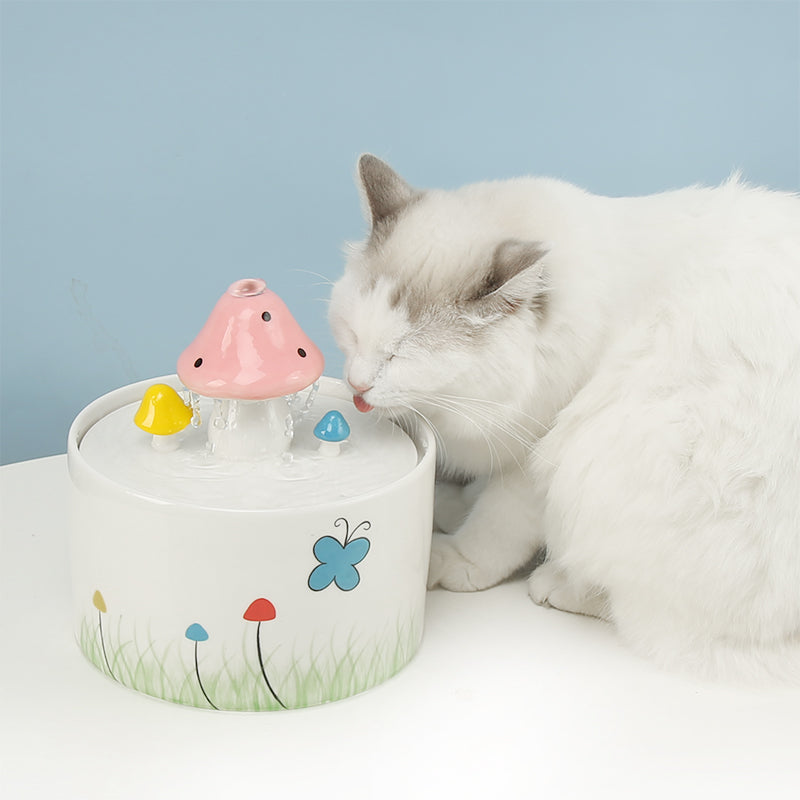 pets : Paddestoel Waterfontein Honden Katten in van Pantino