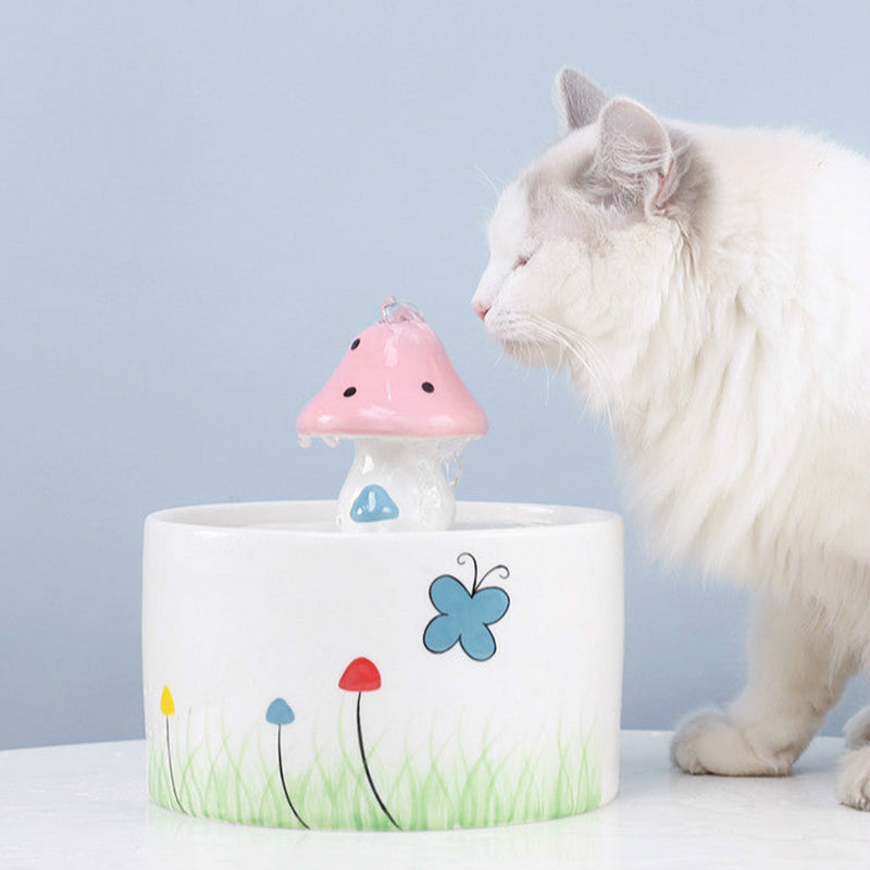 pets : Paddestoel Waterfontein Honden Katten in van Pantino