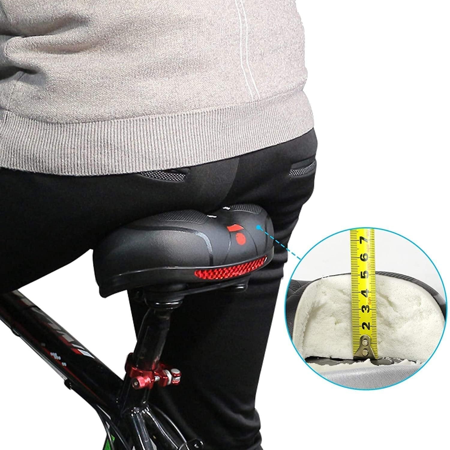 other : Foam Comfortabel Extra Zacht Zitkussen met Reflector - Universeel in van Pantino