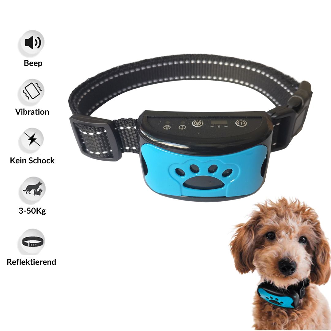pets : Anti-Blaf Halsband - Diervriendelijk Stop Blaffen Direct - Siliconen in van Pantino