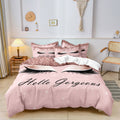 Luxe Layers - Hello Gorgeous Oog Wimper Gedrukte Dekbedovertrek Beddengoed Set