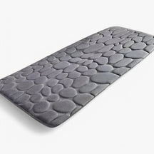 home & garden : Grote Badkamermat voor Lange Strepen - Machinewasbaar - Grijs in Grijs 50x120cm van Pantino