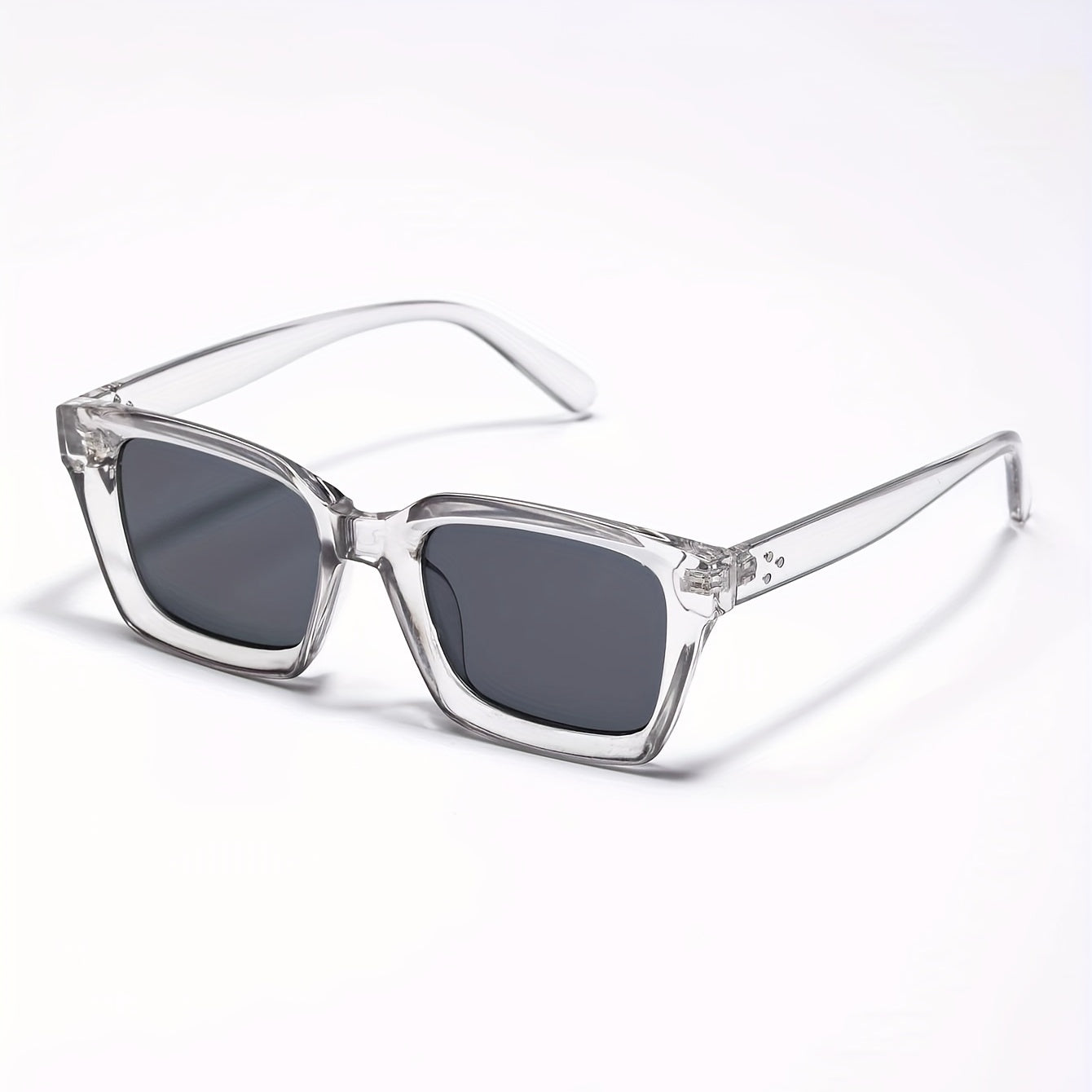 Sunglasses : Heren Zonnebril met Lichtgrijs Vierkant Montuur – Stijlvol & UV400 Bescherming voor Elke Dag in van Pantino