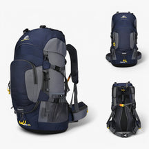 outdoor equipment : Waterdichte Trekpro 60l Rugzak - Groen in Donkerblauw van Pantino