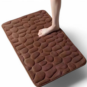 home & garden : Absorberende Badmat - Antislip Deurtapijt voor Badkamer en Toilet - Grijs in Koffiekleur van Pantino
