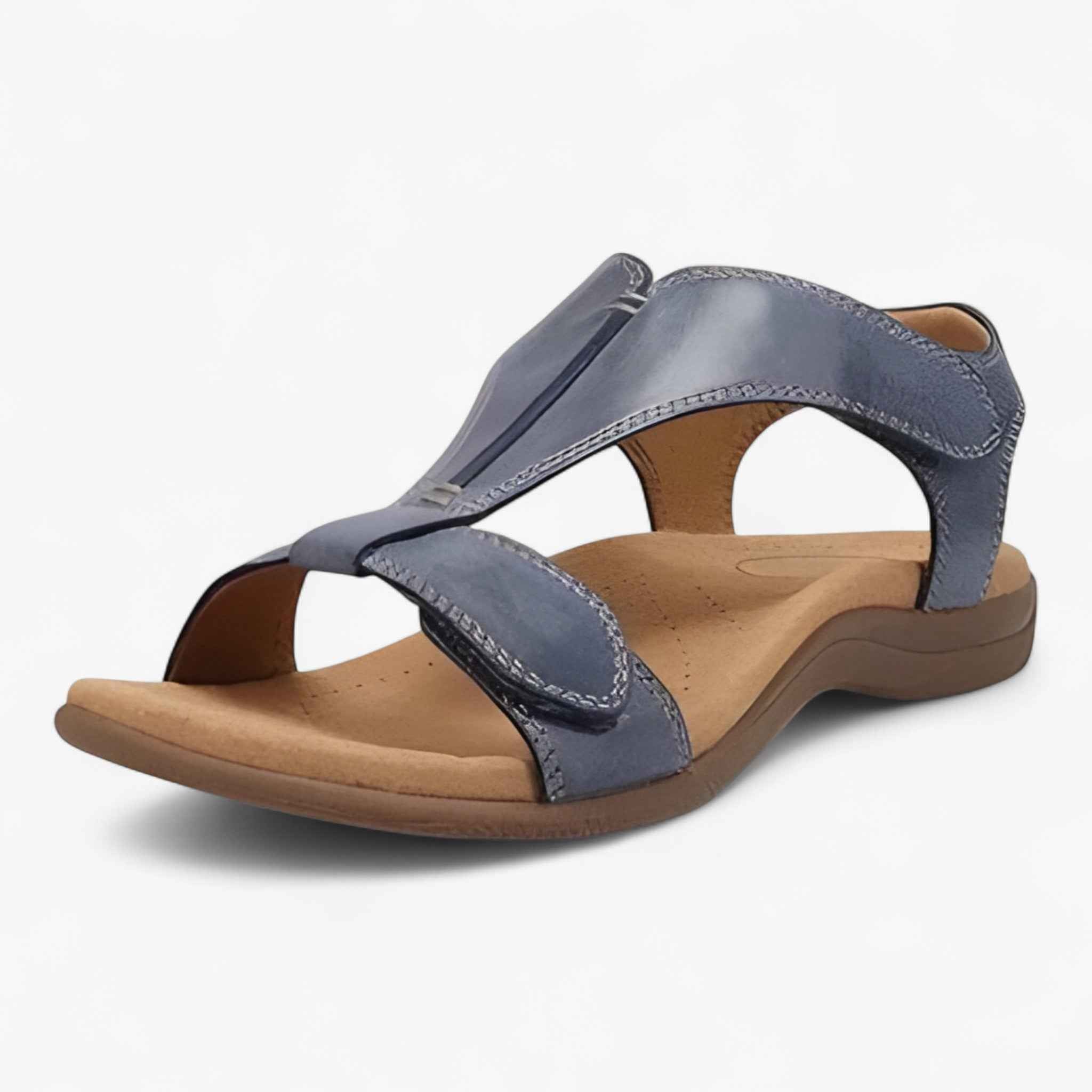 Sandals : Dames Sandalen Lichtgewicht met Voetboogondersteuning - Comfortabel en Ademend in Blu van Pantinoshop