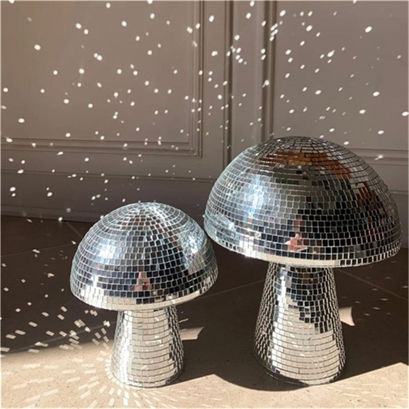 Disco Bal Paddenstoel Lamp – Spiegelmozaïek Sfeerlicht