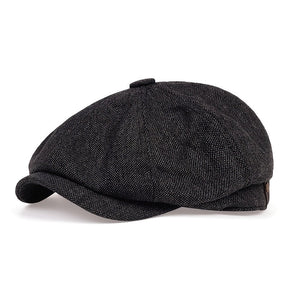 Beret : Baret Heren Donkergroen - Graan Geruite Vintage Mode Muts , Ideale Keuze voor Geschenken in van Pantino