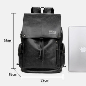 bags : Rugzak Heren Zwart - Waterdichte Herenrugzak met Opladen Via USB - Geschikt voor een Laptop van 13,3 Inch in van Pantino