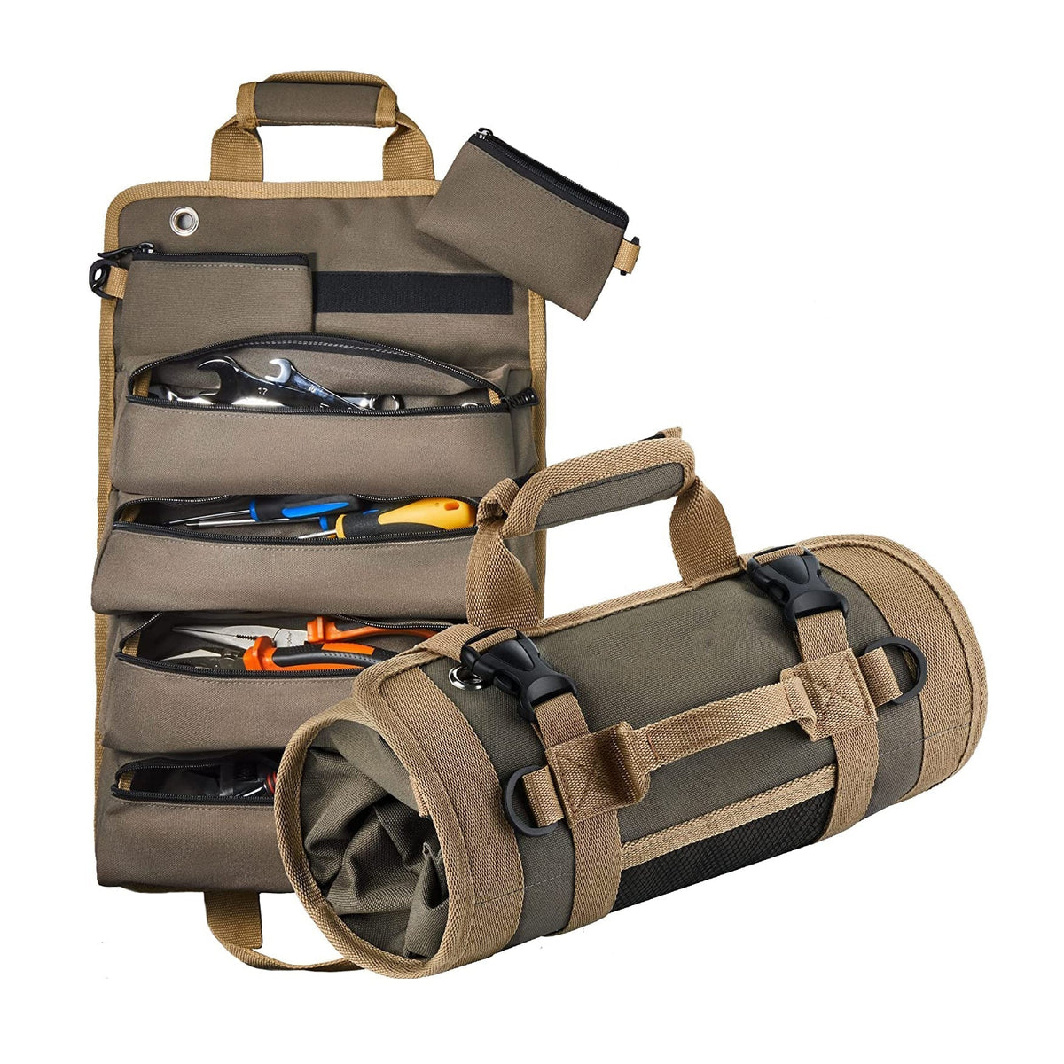 Tool Bag : ProFlex Multifunctionele Tool Tas - Militair Groen in Militair Groen van Pantino