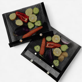 outdoor equipment : GrillMaster - BBQ Grilling Bag - Herbruikbaar en Antiaanbak voor Barbecue & Buitenkeuken in van Pantino