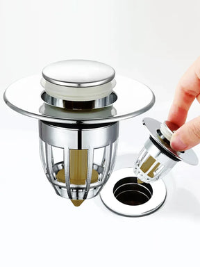 home & garden : Wastafel Pop-Up Filter - Universele Spoelbak Anti-Verstopping - Siliconen in van Pantino