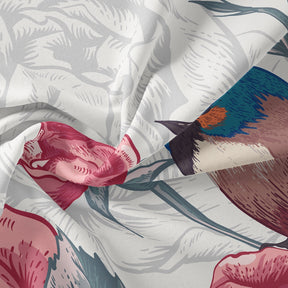 home & garden : Luxe Layers - Bloemen Vogel Zachte Doona Dekbedovertrek Beddengoed Set in van Pantino