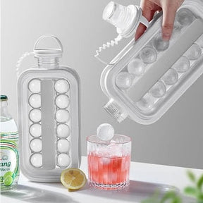 home & garden : Ijsblokjesmaker grijs - Siliconen ijsblokjes machine voor thuis, snel en eenvoudig in van Pantino