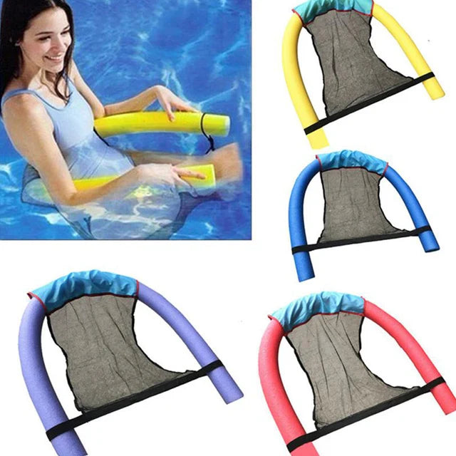 outdoor equipment : Drijvende Zwembad Hangmat Blauw - Ultiem Water Comfort - PVC in van Pantino