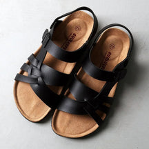 Sandals : Sandalen Heren Zwart - Herensandalen voor de Zomer in Zwart van Pantino