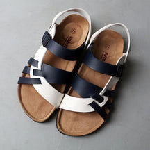 Sandals : Sandalen Heren Zwart - Herensandalen voor de Zomer in Zwart en Wit van Pantino