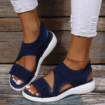 Sandals : Sandalen Dames Roze - Stijlvolle Orthopedische - Perfect voor die Comfort en Gezondheid Willen in Blauw van Pantino