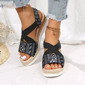 Sandals : Orthopedische Sandalen Dames - Sandalen - Zwart in Zwart van Pantino