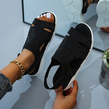 Orthopedic Sandals : Sandalen Dames Bruin - Orthopedische - Perfect voor Dagelijks Comfort en Ergonomische Ondersteuning in Zwart van Pantino